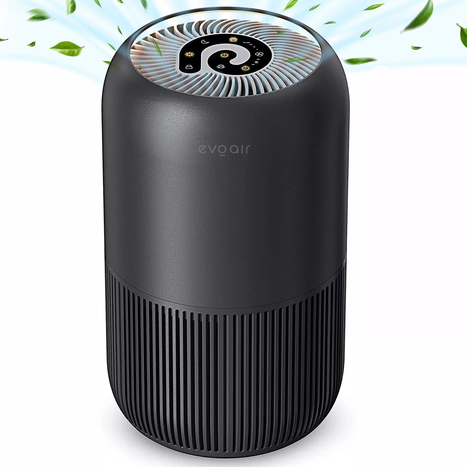 purificator de aer evoair, yuvospin, lampa uv-c, filtru 3in1, true hepa, carbon activ, pre-filtru, 4 viteze, functie polen/ani - imagine 3